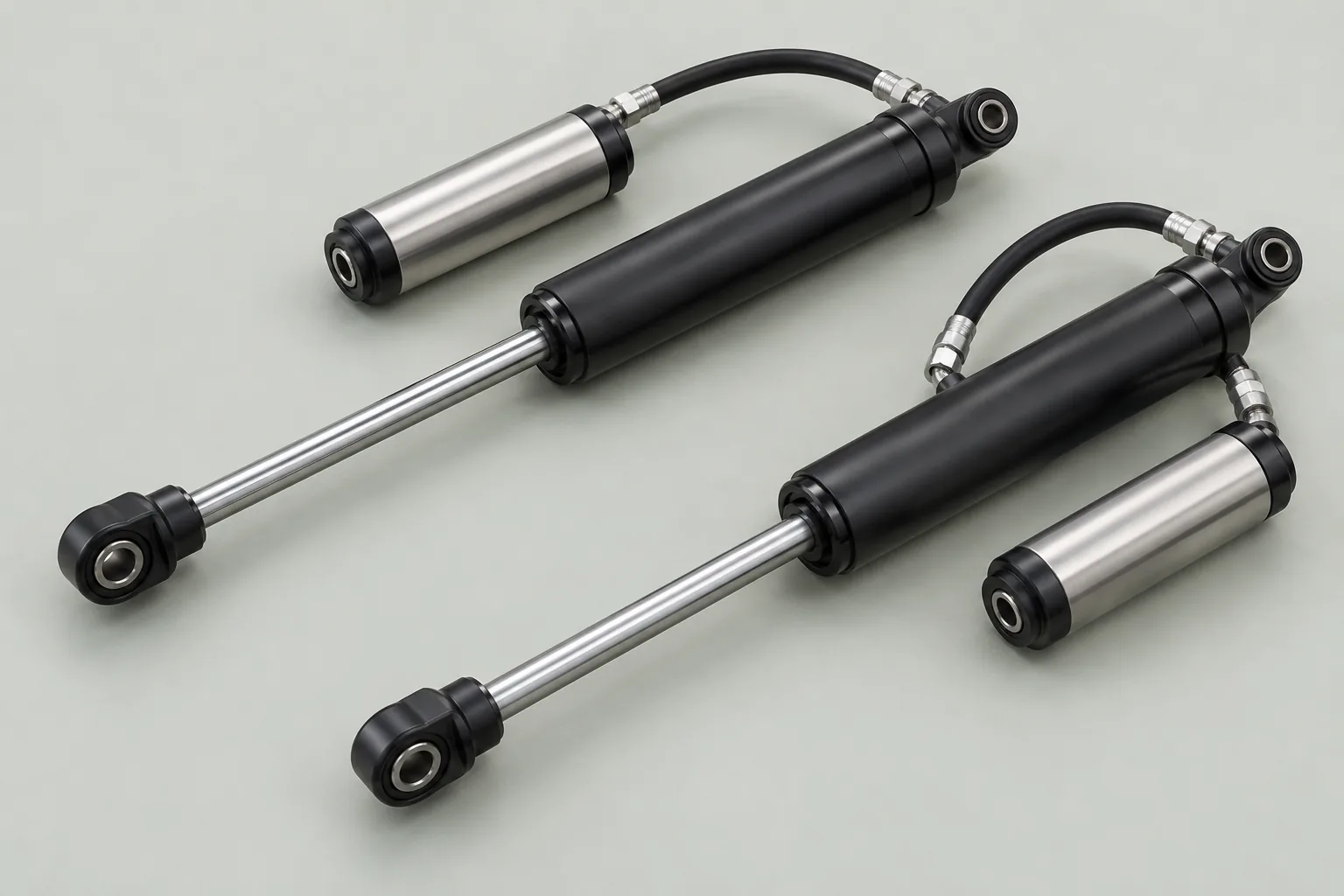 Illustrative reservoir shock packaging and brackets
