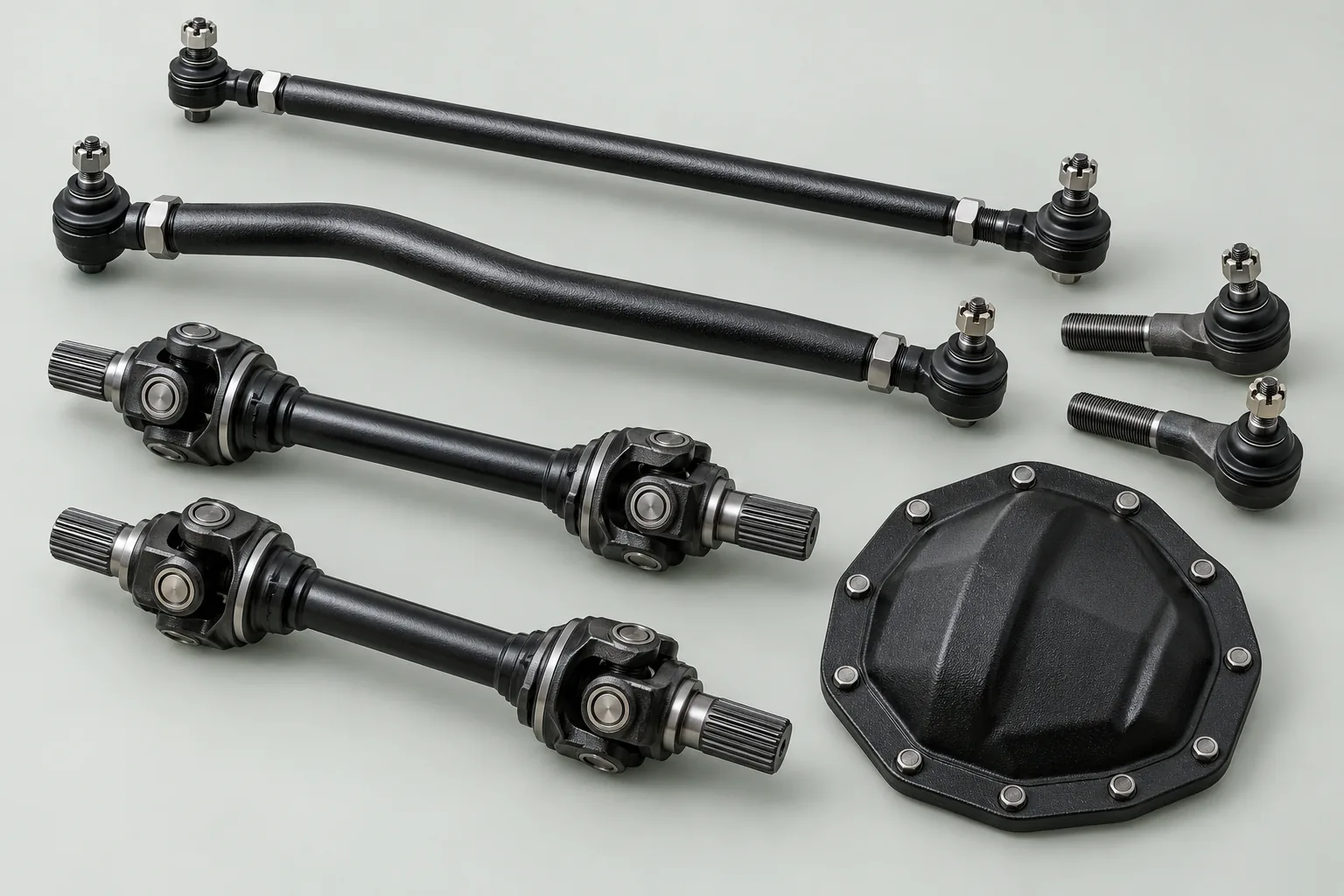 Illustrative Steering and axle upgrade components reference